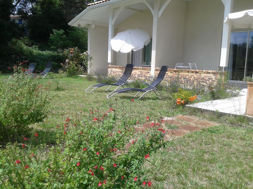 Chambres "Blanches" , Batiment Secondaire Hotel La Caravelle, Vue Jardin Biscarrosse-Plage Kültér fotó